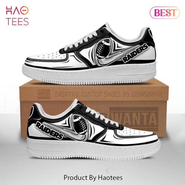 HOT Las Vegas Raiders shoes Custom Air Force Sneakers for fans