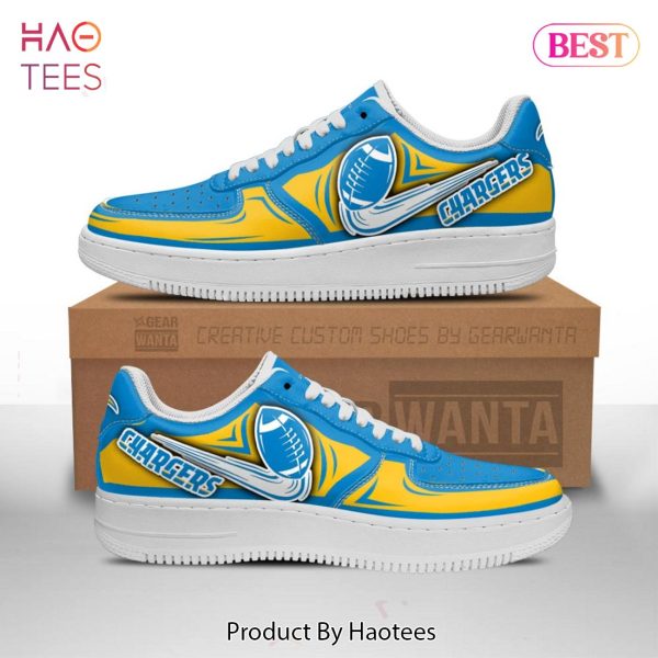 HOT Los Angeles Chargers Sneakers Custom Air Force for fans