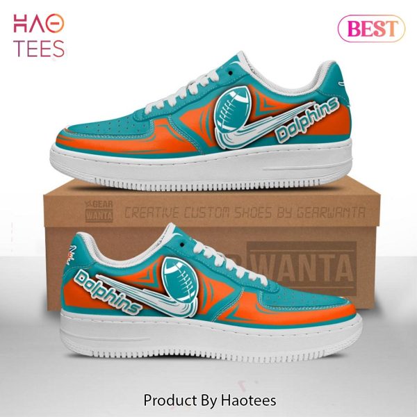 HOT Miami Dolphins Sneakers Custom Air Force for fans