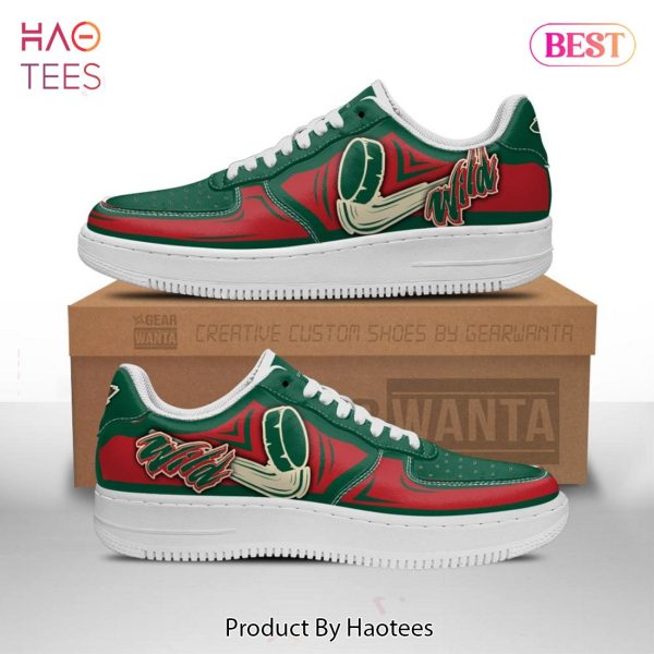 HOT Minnesota Wild shoes Custom Air Force Sneakers for fans
