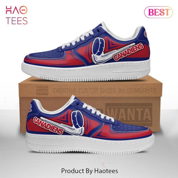 HOT Montreal Canadiens shoes Custom Air Force Sneakers for fans