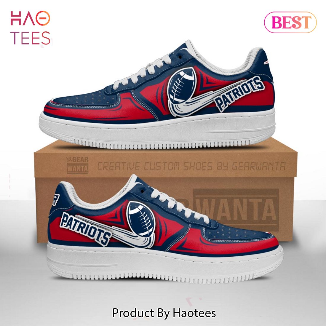 New England Patriots Personalized Air Force Shoes Best Gift Fans