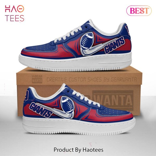 HOT New York Giants shoes Custom Air Force Sneakers for fans