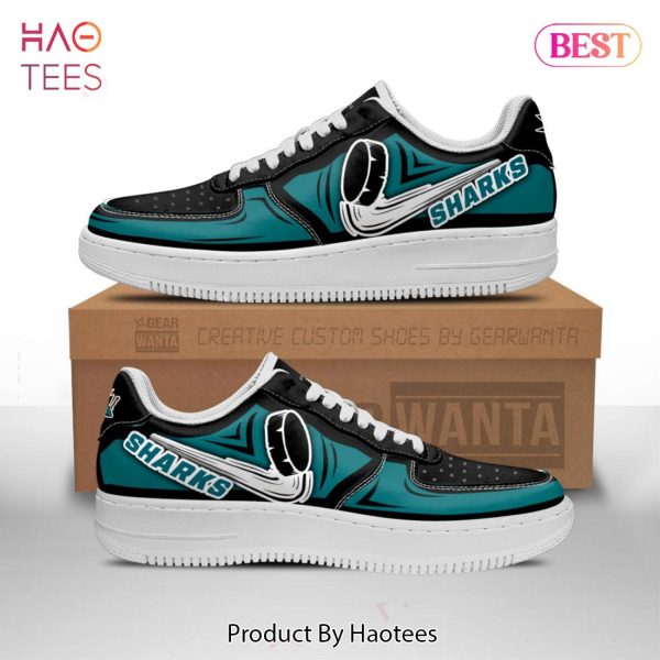 HOT San Jose Sharks shoes Custom Air Force Sneakers for fans