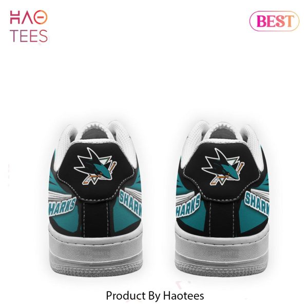 HOT San Jose Sharks shoes Custom Air Force Sneakers for fans