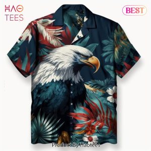 NEW USA Flag Eagle Hawaiian Shirt Hot 2023