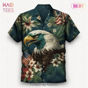 NEW USA Flag Eagle Hawaiian Shirt Trending 2023