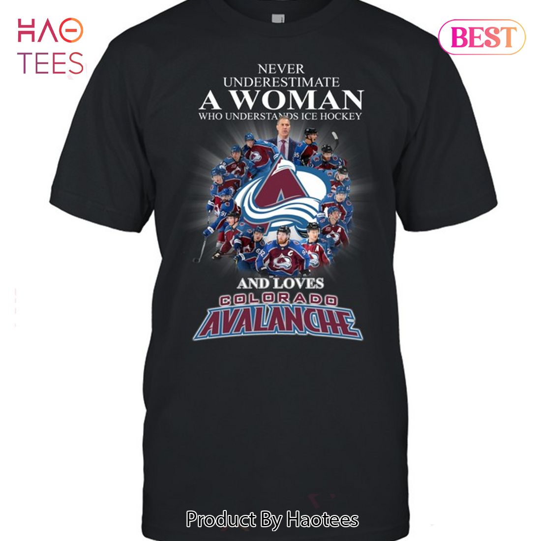 NEW FASHION A Woman Colorado Avalanche Unisex T-Shirt NEW FASHION A Woman Colorado Avalanche Unisex T-Shirt