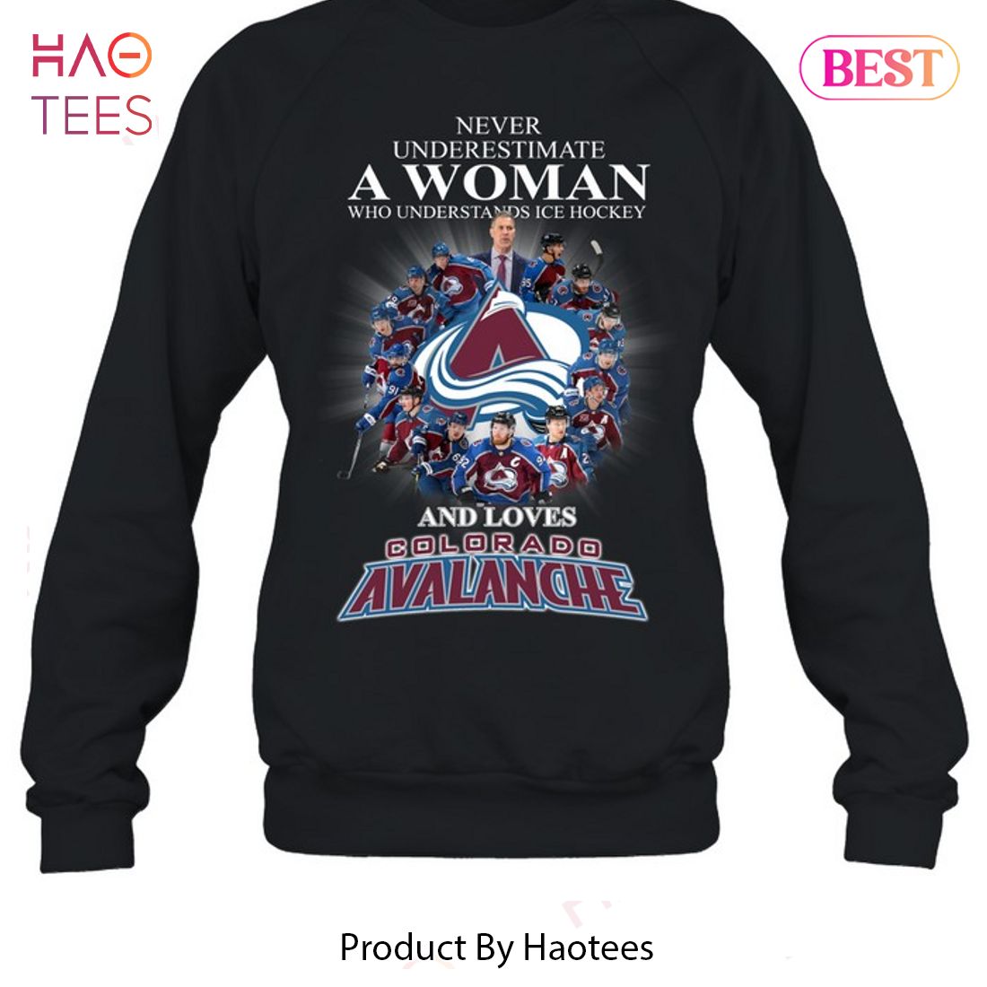 NEW FASHION A Woman Colorado Avalanche Unisex T-Shirt NEW FASHION A Woman Colorado Avalanche Unisex T-Shirt
