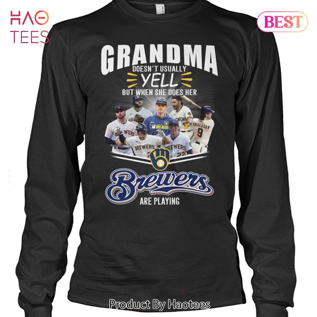 NEW FASHION Grandma Milwaukee Brewers Are Playing T-Shirt