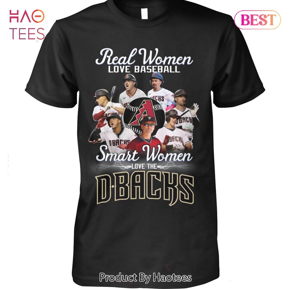 Real Women Love Baseball Smart Women Love The Arizona Diamondbacks 2023  Signatures Shirt, hoodie, sweater and long sleeve