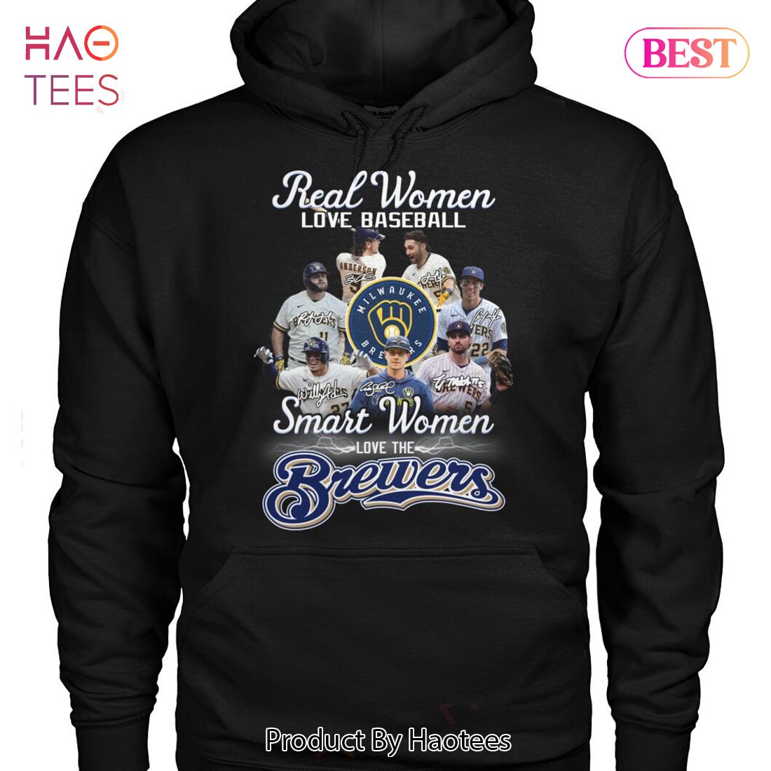 NEW FASHION Real Woman Love Baseball Smart Women Love The Milwaukee Brewers Unisex T-Shirt NEW FASHION Real Woman Love Baseball Smart Women Love The Milwaukee Brewers Unisex T-Shirt