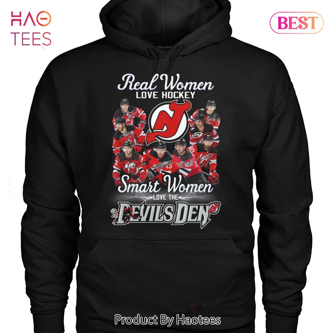 NEW FASHION Real Woman Love Hockey Smart Women Love The Devils Den T-Shirt NEW FASHION Real Woman Love Hockey Smart Women Love The Devils Den T-Shirt