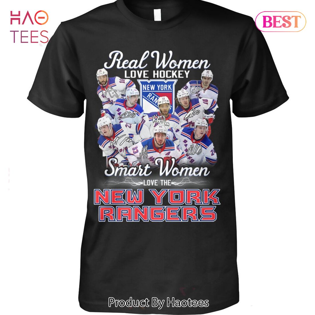 NEW FASHION Real Woman Love Hockey Smart Women Love The New York Rangers T-Shirt NEW FASHION Real Woman Love Hockey Smart Women Love The New York Rangers T-Shirt