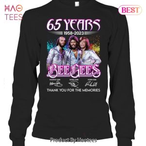 65 Years 1958-2023 Bee Gees Thank You For The Memories T-Shirt