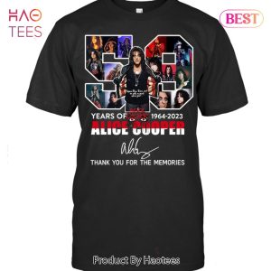 Alice Coorper Year Of 1964-2023 Thank You For The Memories T-Shirt