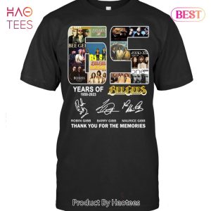 Bee Gees Band 65 Years Of 1958-2023 Thank You For The Memories T-Shirt