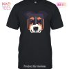 Bulldog Head Isolated Cartoon Unisex T-Shirt