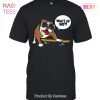 Bulldog Head Isolated Cartoon Unisex T-Shirt