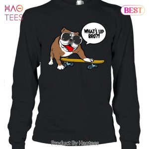 Bulldog On Board Cartoon Unisex T-Shirt