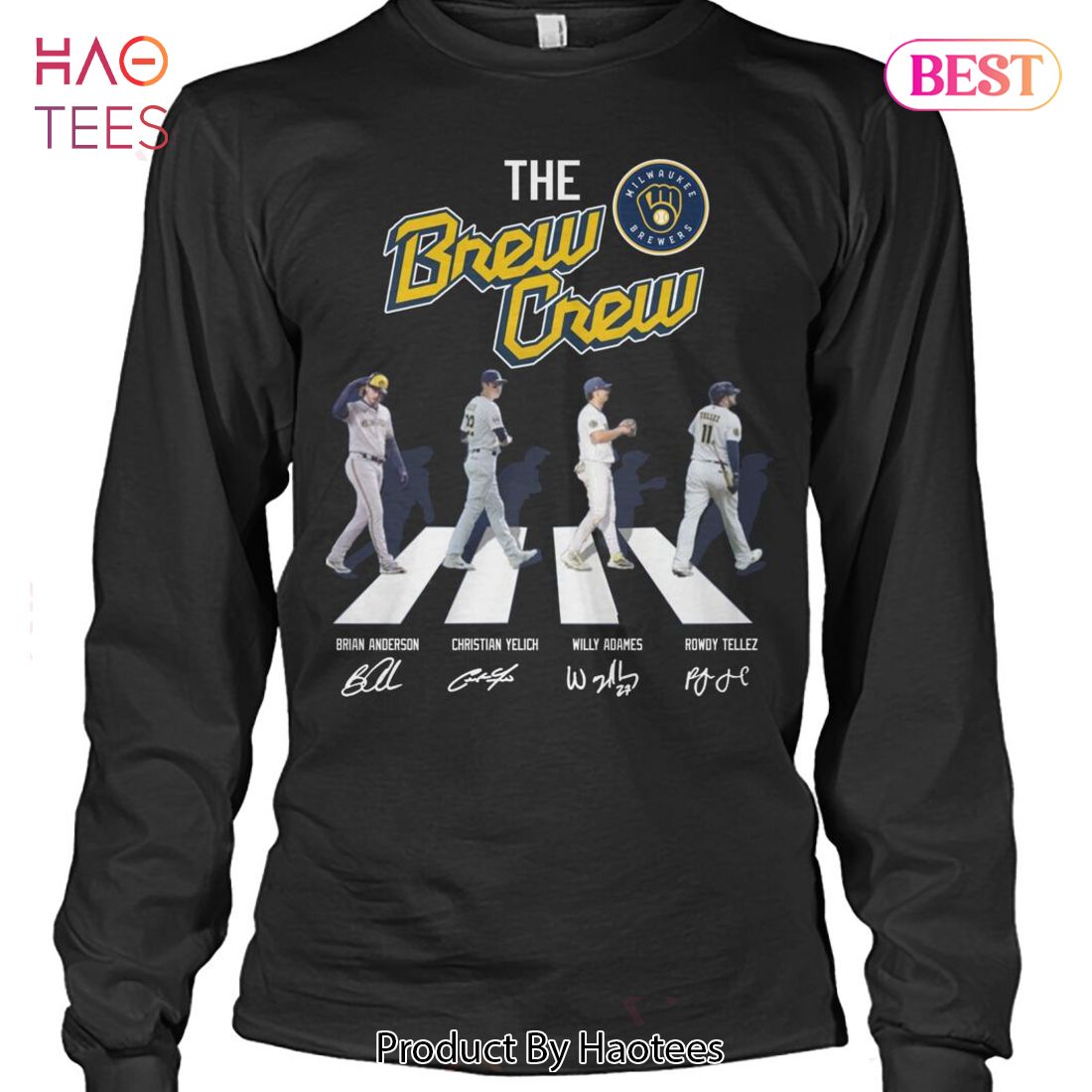 NEW Fashion The Brew Crew Milwaukee Brewers T-Shirt