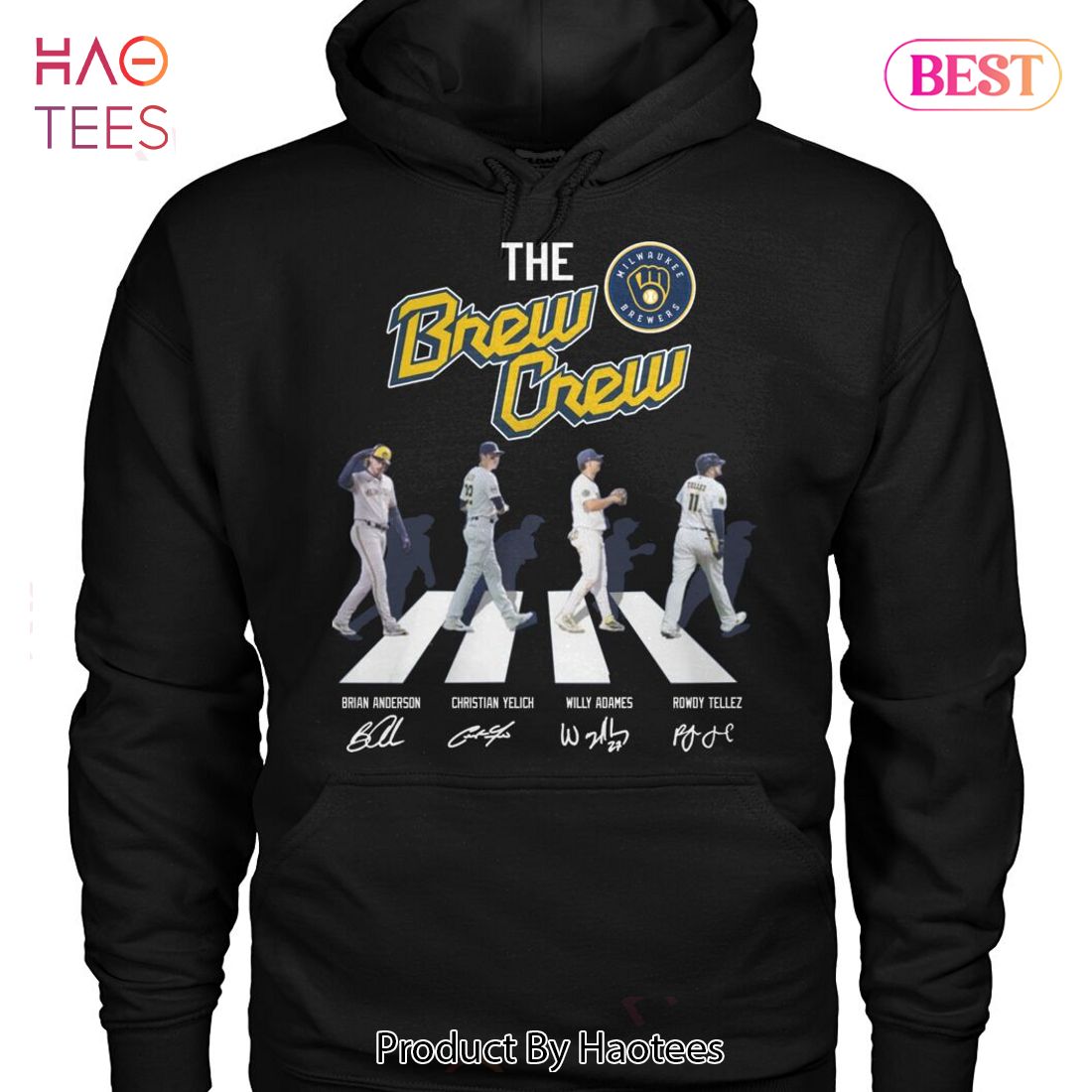 NEW Fashion The Brew Crew Milwaukee Brewers T-Shirt