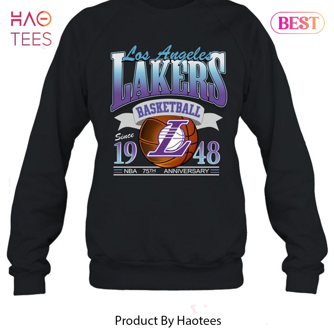 Los Angeles Lakers Basketball Since 1948 Nba 75th Anniversary Shirt