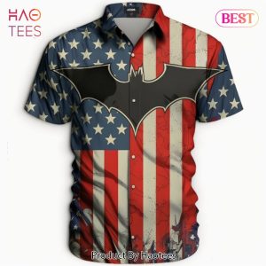BEST USA Flag Batman Hawaiian Shirt BEST Summer 2023