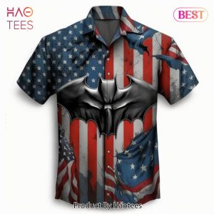 HOT USA Flag Batman Hawaiian Shirt Trending Summer 2023