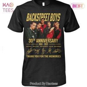 NEW Backstreet Boys 30 Anniversary 1993-2023 Thank You For The Memories T-Shirt