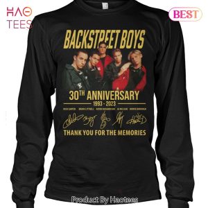 NEW Backstreet Boys 30 Anniversary 1993-2023 Thank You For The Memories T-Shirt