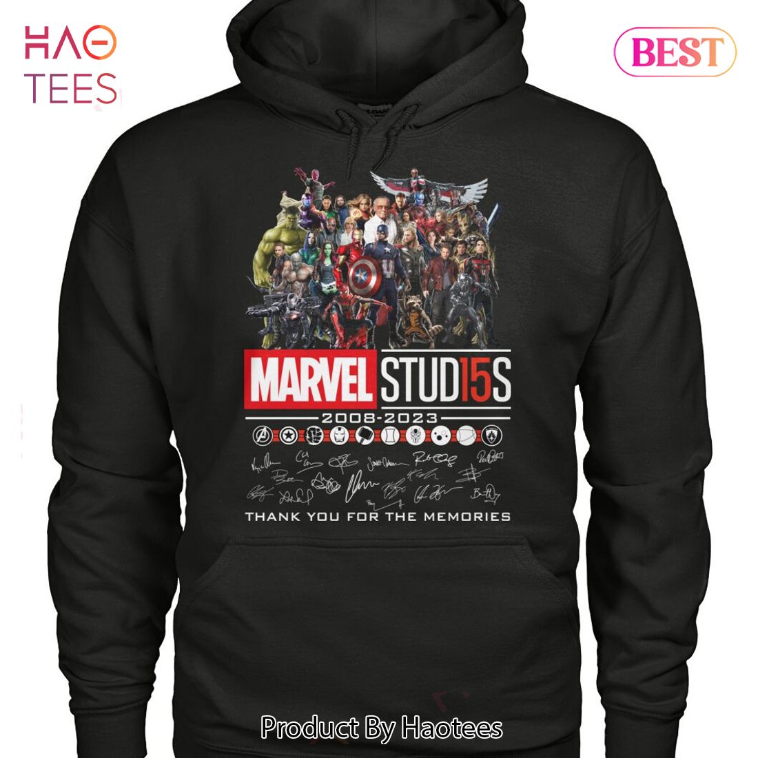 NEW Fashion 2023 Marvel Stud15s 2008-2023 Unisex T-Shirt NEW Fashion 2023 Marvel Stud15s 2008-2023 Unisex T-Shirt