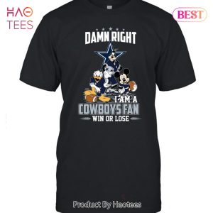 NEW Fashion Damn Right Cowboy Fan Unisex T-Shirt