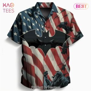 NEW USA Flag Batman Hawaiian Shirt Hot Trending Summer 2023