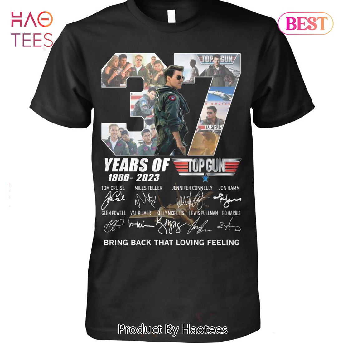 Top Gun T-Shirt from Homage. | Ash | Vintage Apparel from Homage.