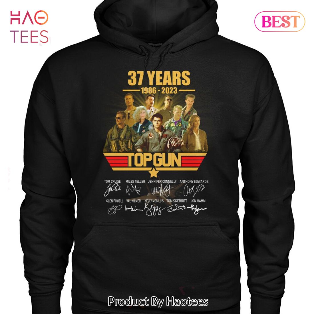 NEW 37 Years 1986-2023 Top Gun Unisex T-Shirt NEW 37 Years 1986-2023 Top Gun Unisex T-Shirt