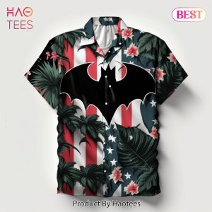 NEW Fashion USA Flag Batman Hawaiian Shirt Hot Best Summer 2023