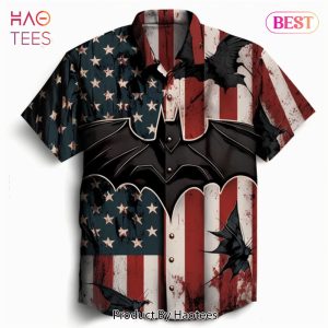 NEW Fashion USA Flag Batman Hawaiian Shirt Hot Trend 2023