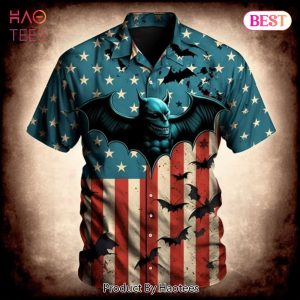 NEW Fashion USA Flag Batman Hawaiian Shirt Hot Trend Summer 2023