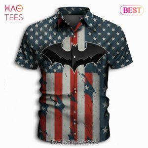 NEW Fashion USA Flag Batman Hawaiian Shirt Summer 2023