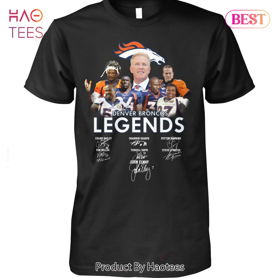 NEW Fashion Denver Broncos Legends Unisex T-Shirt