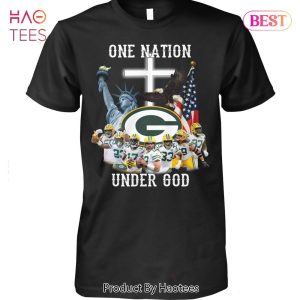 NEW One Nation Under God Green Bay Packers Unisex T-Shirt