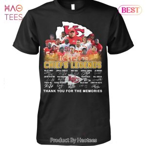 NEW Fashion Kansas City Chiefs Legends Thank You For The Memories T-Shirt