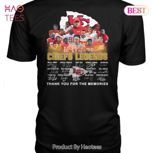 NEW Fashion Kansas City Chiefs Legends Thank You For The Memories T-Shirt