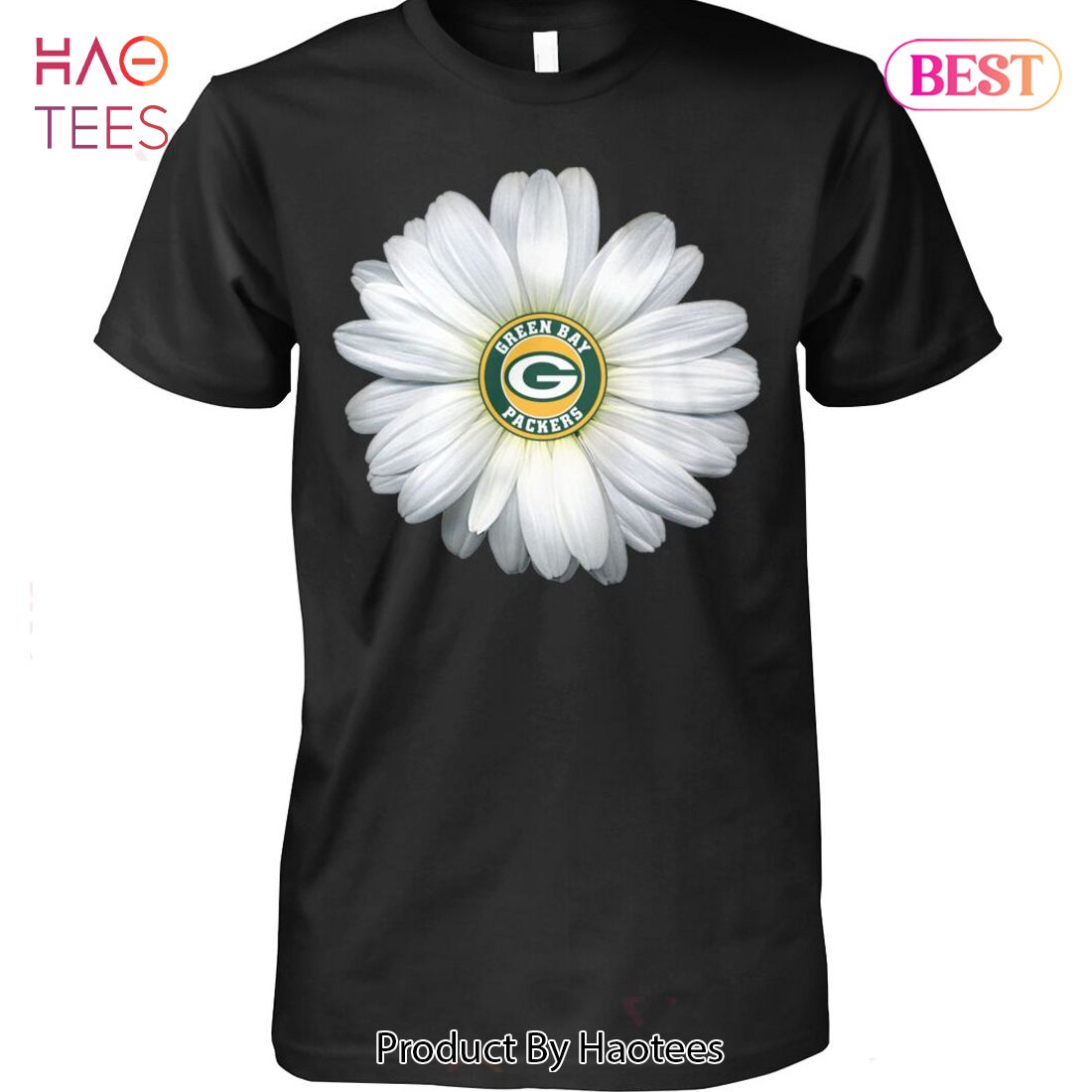 NEW Green Bay Packers Flower Unisex T-Shirt NEW Green Bay Packers Flower Unisex T-Shirt