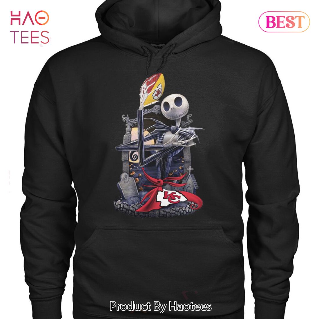 NEW Jack Skellington Kansas City Chiefs Unisex T-Shirt NEW Jack Skellington Kansas City Chiefs Unisex T-Shirt