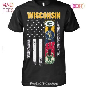 NEW Wisconsin Sports Teams Unisex T-Shirt
