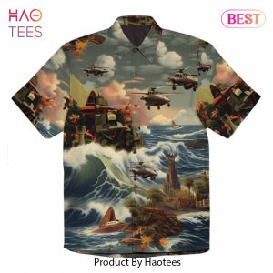 NEW Fashion Military Hawaiian Shirt Hot Trend Summer 2023