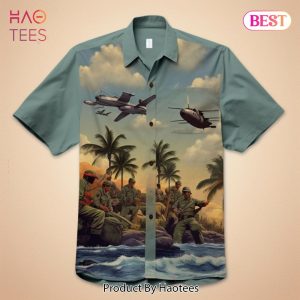 HOT Fashion Military Hawaiian Shirt Hot Trend Summer 2023