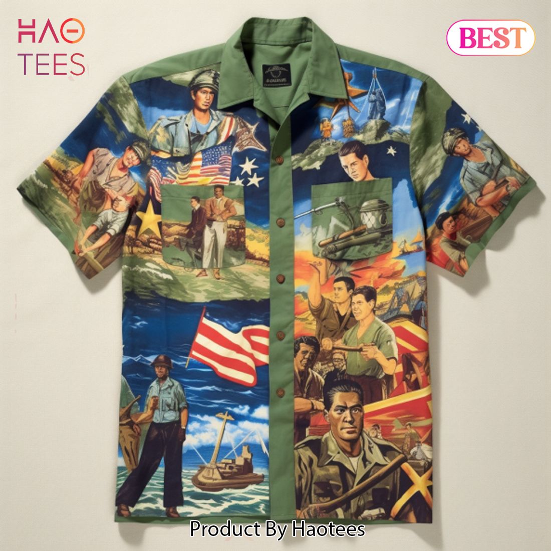 HOT Fashion Military Hawaiian Shirt Summer 2023 HOT Fashion Military Hawaiian Shirt Summer 2023